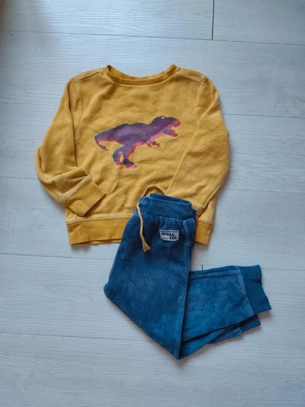 Pijama de veludo dinossauro 🦕 Tamanho 2 anos 🦕 TAO – photo 2